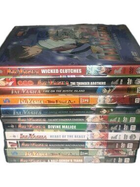 InuYasha DVD Lot Of 11 Anime Series Manga Region 1 Random Volumes Episodes